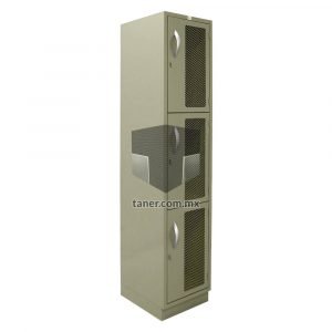 Venta-de-Anaqueles-TANER-Organizadora-de-Espacios-CDMX-Lockers-Locker-3-Puertas-Con-Malla-01