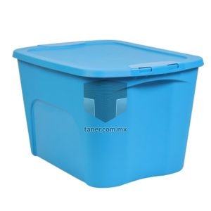 Venta de Anaqueles TANER Organizadora de Espacios CDMX y Queretaro-Contenedor Plástico Colores 87 Litros
