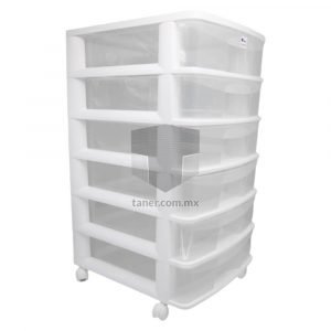 Cajonera de Plástico con 6 Cajones Chicos