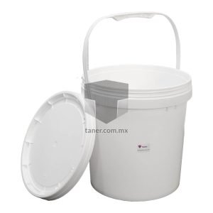 Cubeta de Plastico Blanca 10 Litros Mexico CDMX y Queretaro