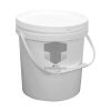 Cubeta de Plastico Blanca 10 Litros Mexico CDMX y Queretaro
