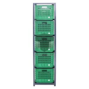 Estructura Cajonera Con 5 Contenedor Grande Calado Repro Mexico CDMX y Queretaro
