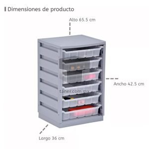 Venta de Anaqueles TANER Organizadora de Espacios CDMX y Queretaro-Cajonera Industrial 6 Cajones