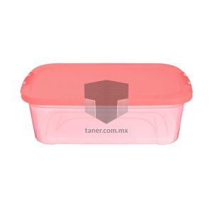 Venta de Anaqueles TANER Organizadora de Espacios CDMX y Queretaro-Contenedor Zapatera de Plástico Salmón